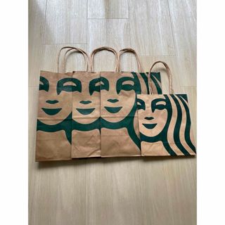 スターバックスコーヒー(Starbucks Coffee)のスタバ　ショッパー4枚セット(その他)