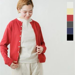 オーシバル(ORCIVAL)のORCIVAL LIGHT FLEECY CARDIGAN フリースカーディガン(カーディガン)