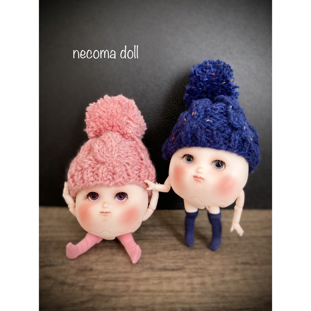 専用【necoma doll】キモカワたまごちゃん◆ノーマル2人◆紫ブルーグレー | フリマアプリ ラクマ