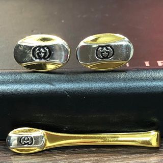 グッチ(Gucci)の【値下げ❗️】⭐️グッチ カフス タイピンセット(ネクタイピン)