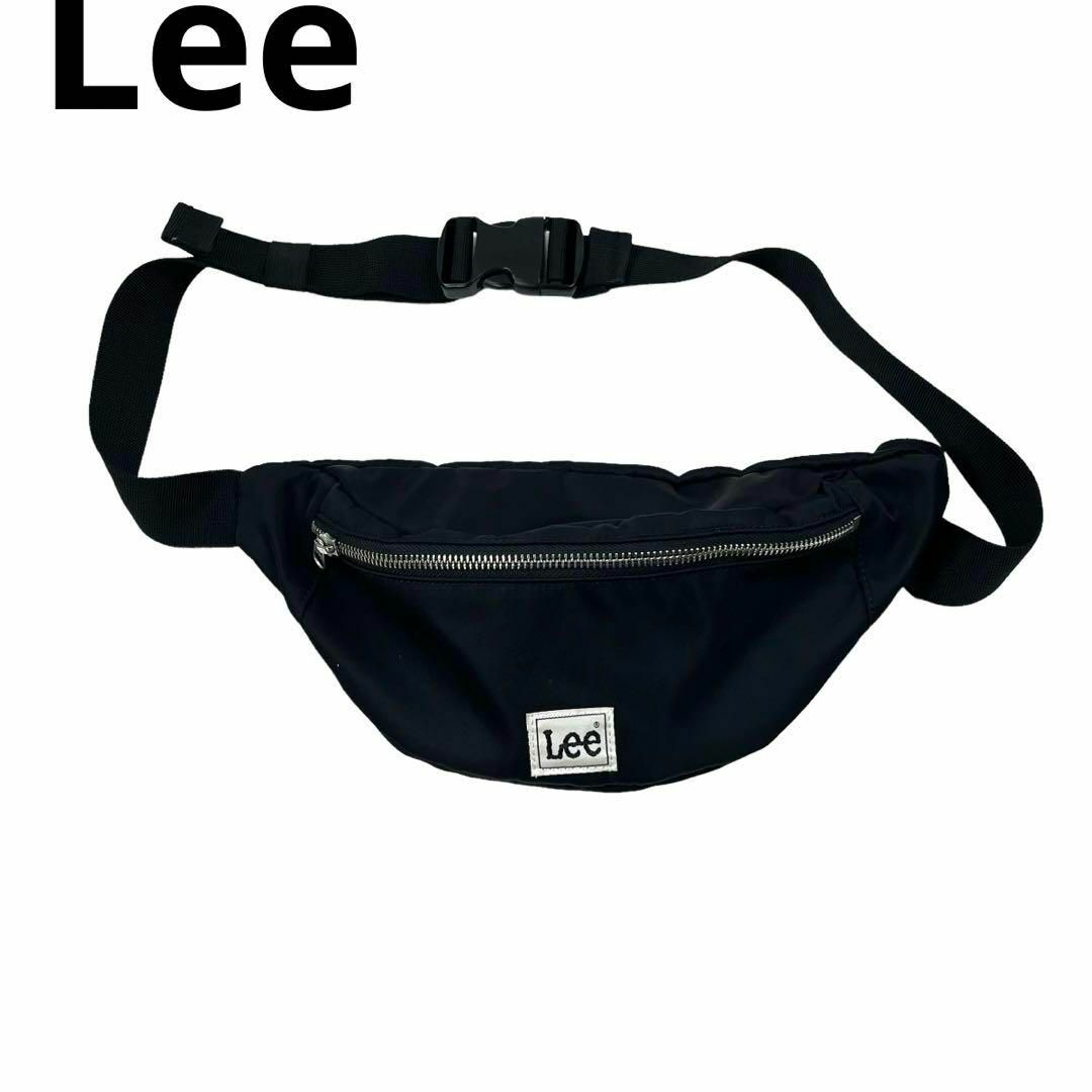 Lee(リー)のリー LEE ナイロン ボディ バッグ ウエスト ポーチ 黒 ブラック メンズのバッグ(ウエストポーチ)の商品写真