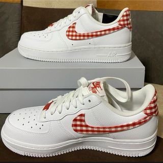 ナイキ(NIKE)の新品タグ付！NIKE エアーフォースワン◇27.5cm◇AIRFORCE1 赤色(スニーカー)