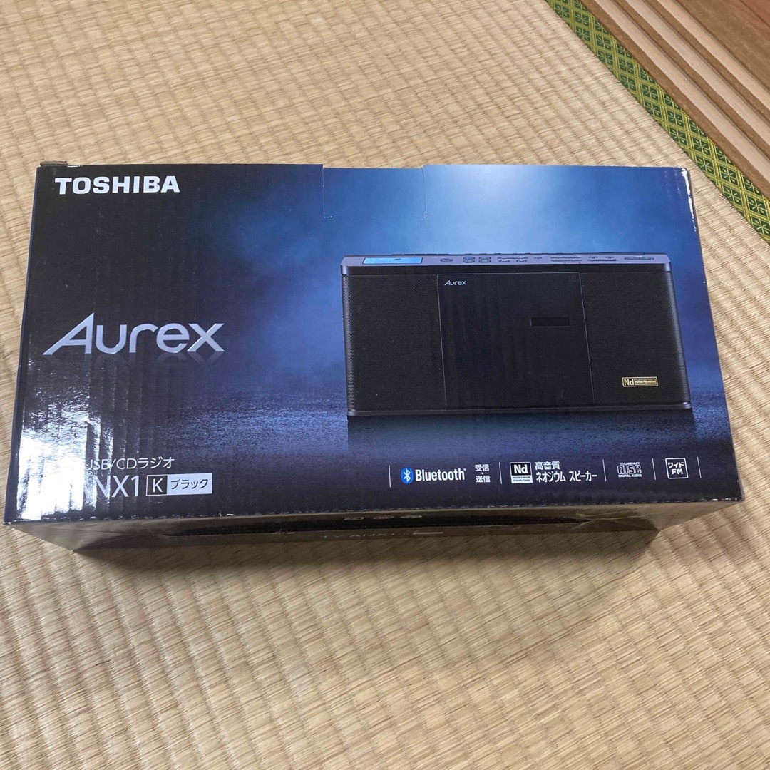 東芝(トウシバ)のTOSHIBA 東芝　CDラジオ　TY-ANX1 ブラック スマホ/家電/カメラのオーディオ機器(ラジオ)の商品写真