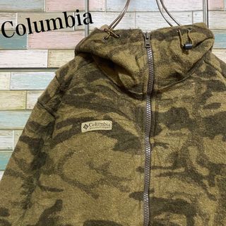 コロンビア(Columbia)のColumbia コロンビア　ウールジャケット　ワンポイントロゴ　カモ柄(ブルゾン)