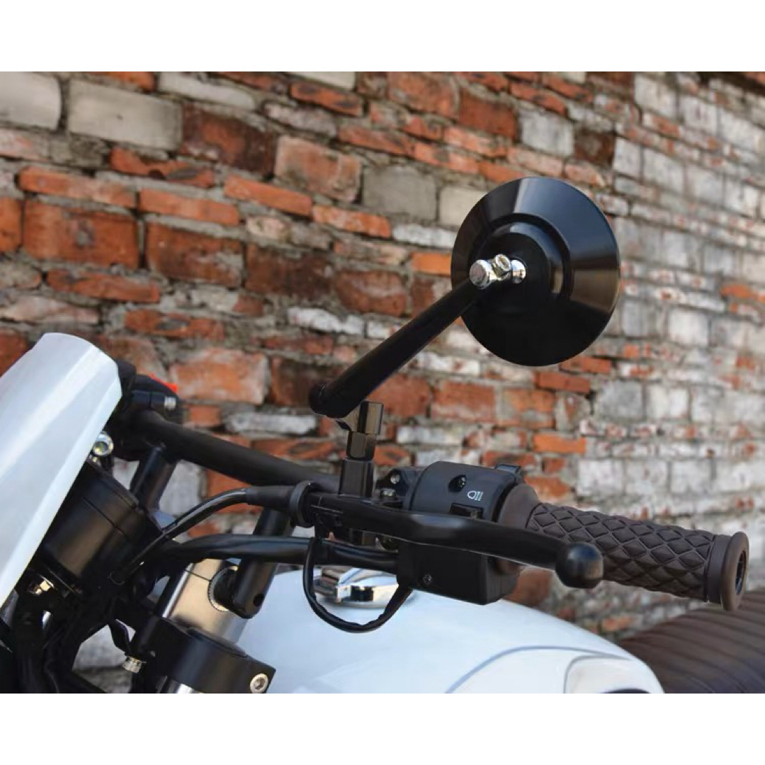バイクミラー 変換アダプター正ネジ10mmから正ネジ1逆mm 2個 自動車/バイクのバイク(その他)の商品写真