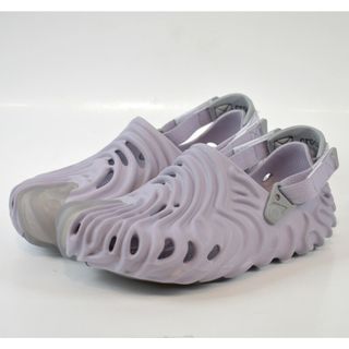 クロックス(crocs)のCrocs×Salehe Bembury/クロックス×サレへベンバリー　ラバーサンダル　ポレックス クロッグ ストゥレイタス　サイズ：US8　カラー：ライトパープル（mauve mint）【中古】(サンダル)