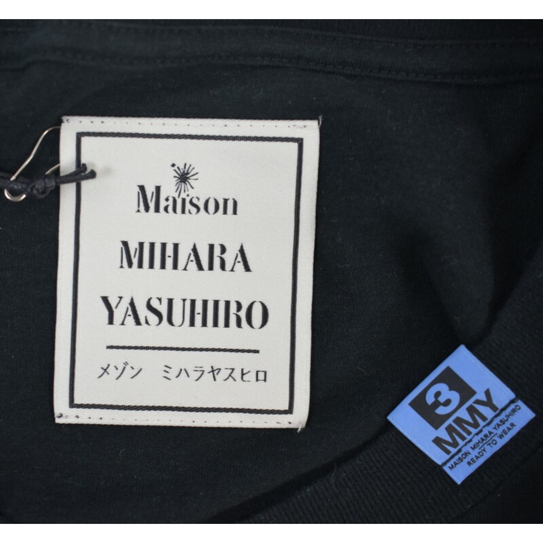 Maison MIHARA YASUHIRO(メゾンミハラヤスヒロ)のMaison MIHARA YASUHIRO/メゾンミハラヤスヒロ　23SS　クラウンプリントTシャツ　A11TS701　サイズ：46　カラー：ブラック【中古】 メンズのトップス(Tシャツ/カットソー(半袖/袖なし))の商品写真