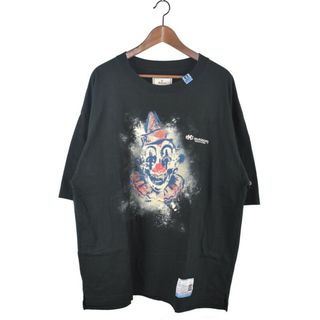 メゾンミハラヤスヒロ(Maison MIHARA YASUHIRO)のMaison MIHARA YASUHIRO/メゾンミハラヤスヒロ　23SS　クラウンプリントTシャツ　A11TS701　サイズ：46　カラー：ブラック【中古】(Tシャツ/カットソー(半袖/袖なし))