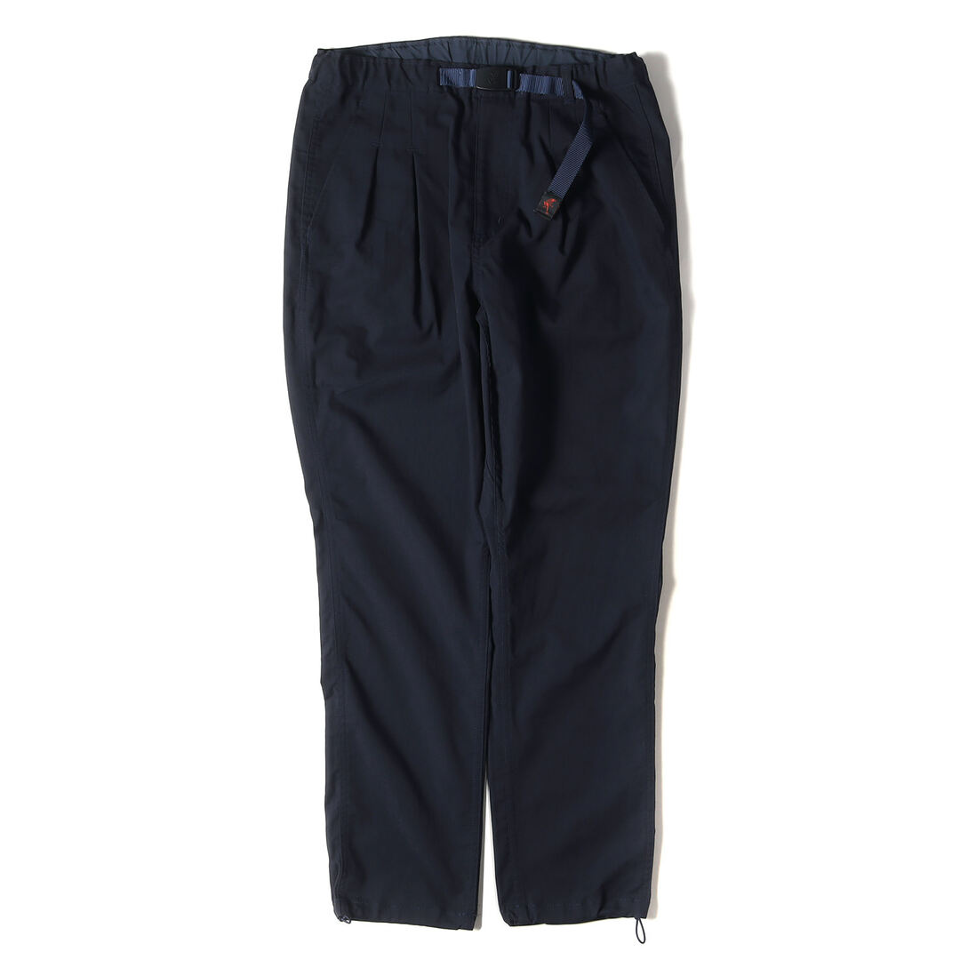 パンツ美品 NONNATIVE ノンネイティブ パンツ サイズ:0 21SA GRAMICCI グラミチ ストレッチ イージー パンツ WALKER EASY PANTS POLY TWILL STRETCH COOLMAX NN-P3985 ネイビー 紺 ボトムス ズボン コラボ【メンズ】