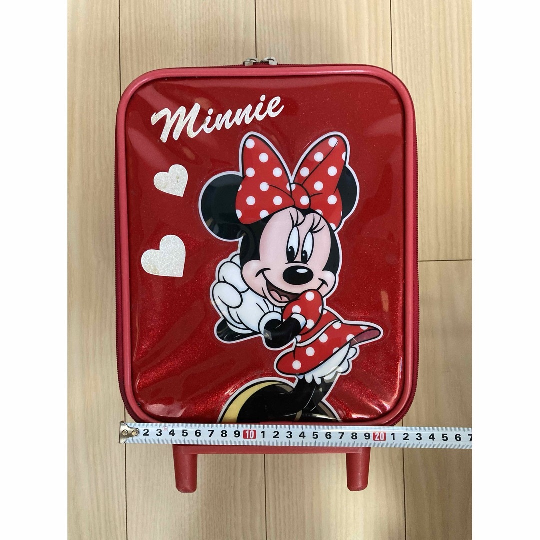 Disney(ディズニー)の香港ディズニーランド　ミニーマウス　キャリーケース　　 キャリーバッグ  キッズ レディースのバッグ(スーツケース/キャリーバッグ)の商品写真
