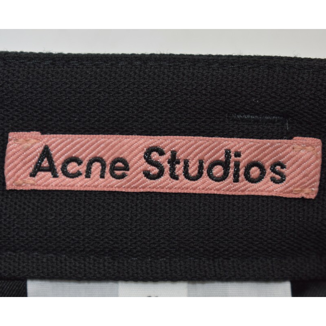 Acne Studios(アクネストゥディオズ)のACNE STUDIOS/アクネストゥディオズ　22AW　クロップドフレアトラウザーズ　フレアスラックス　FN-WN-TROU000651　サイズ：34　カラー：ブラック【中古】 メンズのスーツ(スラックス/スーツパンツ)の商品写真