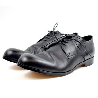 パドローネ(PADRONE)のPADRONE/パドローネ　ダービープレーントゥレザーシューズ　DERBY PLAIN TOE SHOES　PU7358-2001-23A　サイズ：41　カラー：ブラック【中古】(ドレス/ビジネス)