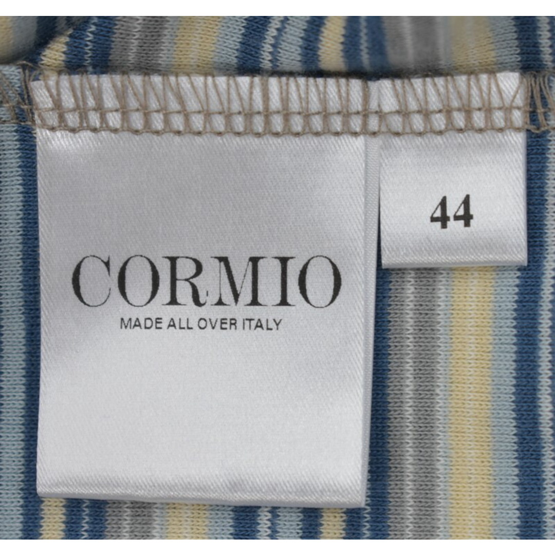 CORMIO/コルミオ 23AW HARRY ボーダー切り替えラグランロング