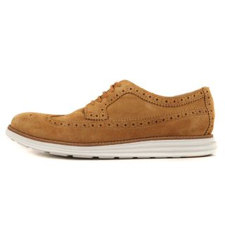 コールハーン(Cole Haan)のCole Haan コール ハーン サイズ:28.0cm ルナグランド ウイングチップ LUNARGRAND WING.TIP C11571 スエード ドレス シューズ スニーカー 靴 ベージュ US10 【メンズ】【中古】(スニーカー)