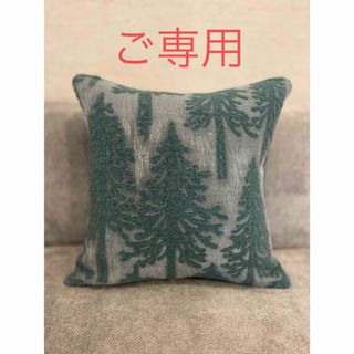 ミナペルホネン(mina perhonen)の【ご専用】ミナペルホネン　ハンドメイド　クッションカバー★metsa green(クッションカバー)