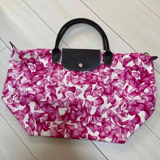 ロンシャン(LONGCHAMP)のロンシャン  花柄　(トートバッグ)