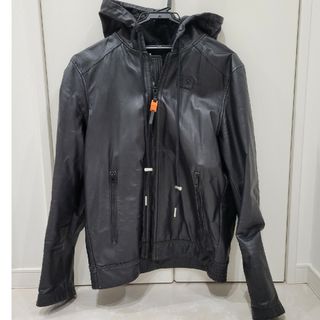 DIESEL - 極美品 L ディーゼル カウレザー ジャケット 茶 エポレット