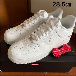 ナイキ(NIKE)のシュプリーム　ナイキ　エアフォース1 ホワイト　メンズ 28.5センチ(スニーカー)