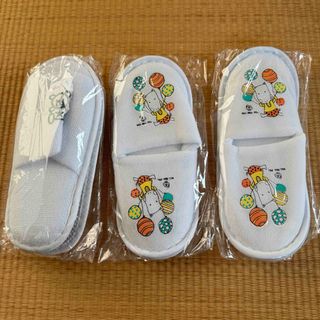 新品●子ども用 室内スリッパ 3足セット●キッズ(スリッパ)