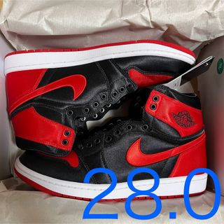 ジョーダン(Jordan Brand（NIKE）)の28cm Nike Air Jordan 1 Satin Bred(スニーカー)