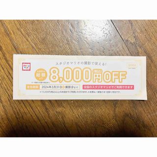 キタムラ(Kitamura)のスタジオマリオ　クーポン　8000円(その他)