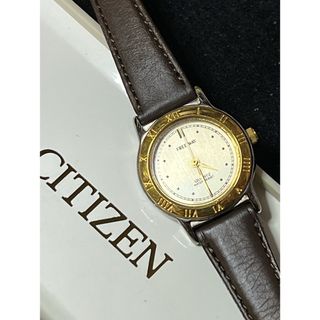 シチズン(CITIZEN)の★ CITIZEN フリーウェイ ゴールド色文字盤 レディース 腕時計★保管品(腕時計)