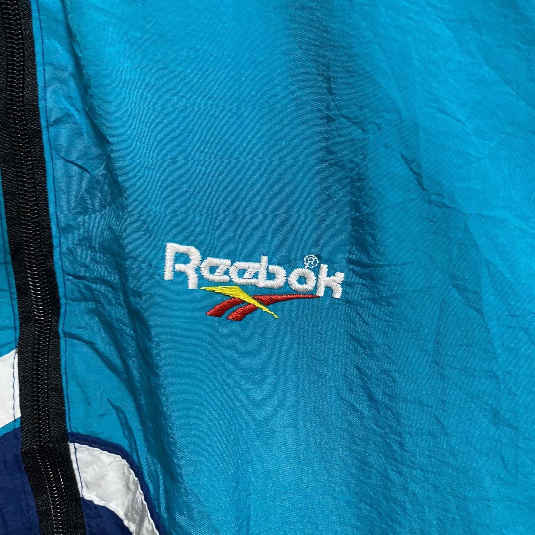 Reebok(リーボック)のReebok リーボック　ナイロンジャケット　ビッグ刺繍ロゴ メンズのジャケット/アウター(ナイロンジャケット)の商品写真