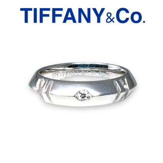 ティファニー(Tiffany & Co.)のティファニー リング アトラス X クローズド ナロー リング 4Pダイヤ 9号(リング(指輪))