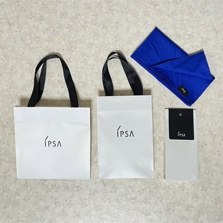 イプサ(IPSA)の【セット売り】　イプサ　紙袋　ショッパー　ハンカチ(ショップ袋)