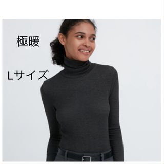 ユニクロ(UNIQLO)のユニクロ　ヒートテックシームレスリブタートルネックT(極暖(アンダーシャツ/防寒インナー)