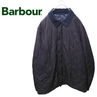 バーブァー(Barbour)の【BARBOUR】コーデュロイ襟 ロゴ刺繍 キルティングジャケット S-193(ブルゾン)