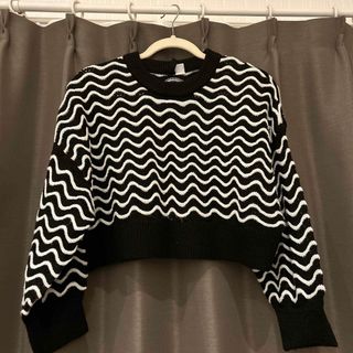 エイチアンドエム(H&M)のエイチアンドエム　ショート丈ニット(ニット/セーター)