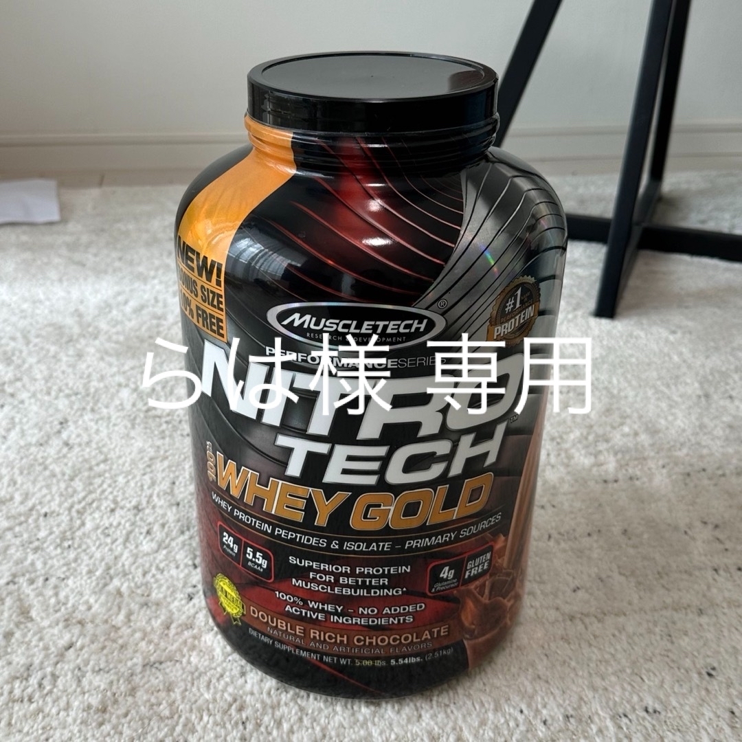 MUSCLETECH ニトロテック100%ホエイゴールド 食品/飲料/酒の健康食品(プロテイン)の商品写真