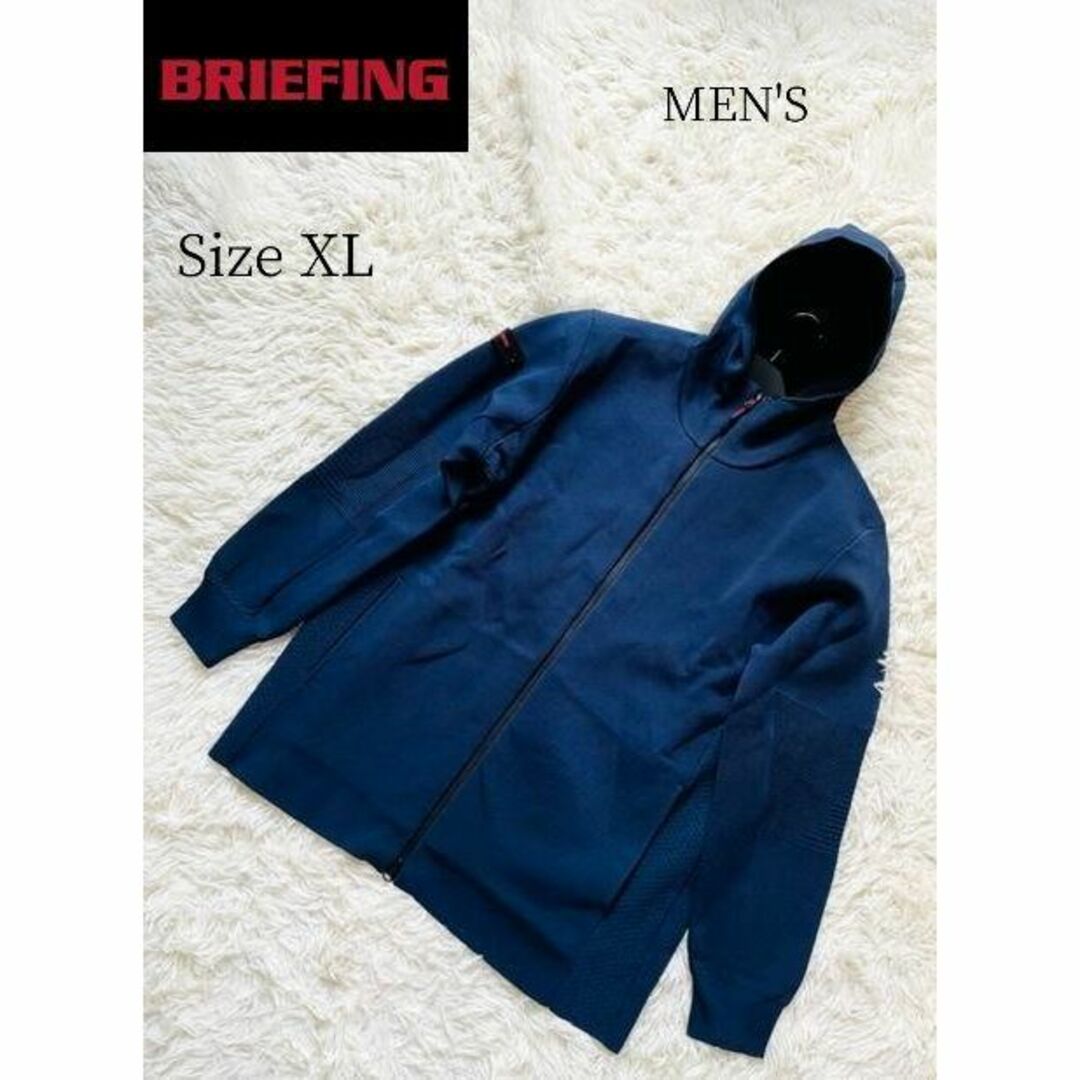 BRIEFING - 【BRIEFING】美品 MENS WR KNIT PARKA XL ネイビーの通販