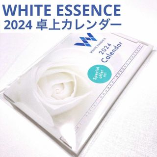 【WHITE ESSENCE】卓上カレンダー　2024(カレンダー/スケジュール)