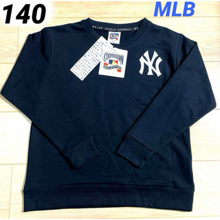 メジャーリーグベースボール(MLB)の【新品】ヤンキース　ロゴ　スウェット　トレーナー　メジャーリーグ　140(Tシャツ/カットソー)