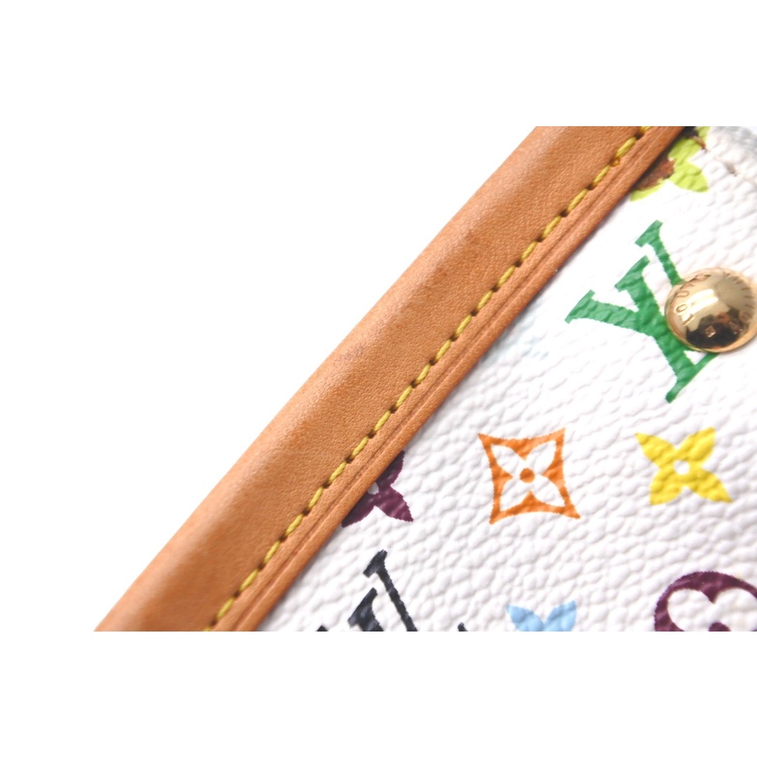 LOUIS VUITTON(ルイヴィトン)のLOUIS VUITTON ルイヴィトン コインケース ベルランゴ モノグラム マルチカラー M58028 ゴールド金具 美品 中古 58333 メンズのファッション小物(コインケース/小銭入れ)の商品写真