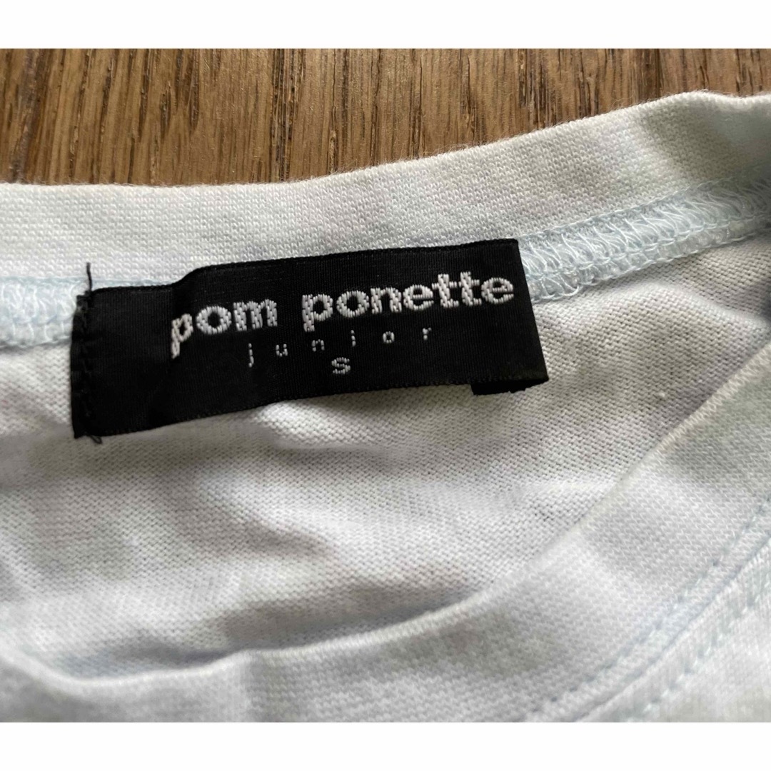 pom ponette(ポンポネット)のポンポネット　ミント柄　ロンT 140 長袖カットソー キッズ/ベビー/マタニティのキッズ服女の子用(90cm~)(Tシャツ/カットソー)の商品写真