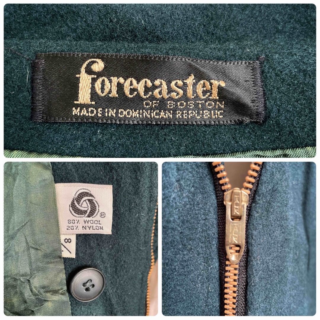 forecaster ウールコート ウエストシェイプ 海外輸入 緑 ジャケット レディースのジャケット/アウター(その他)の商品写真