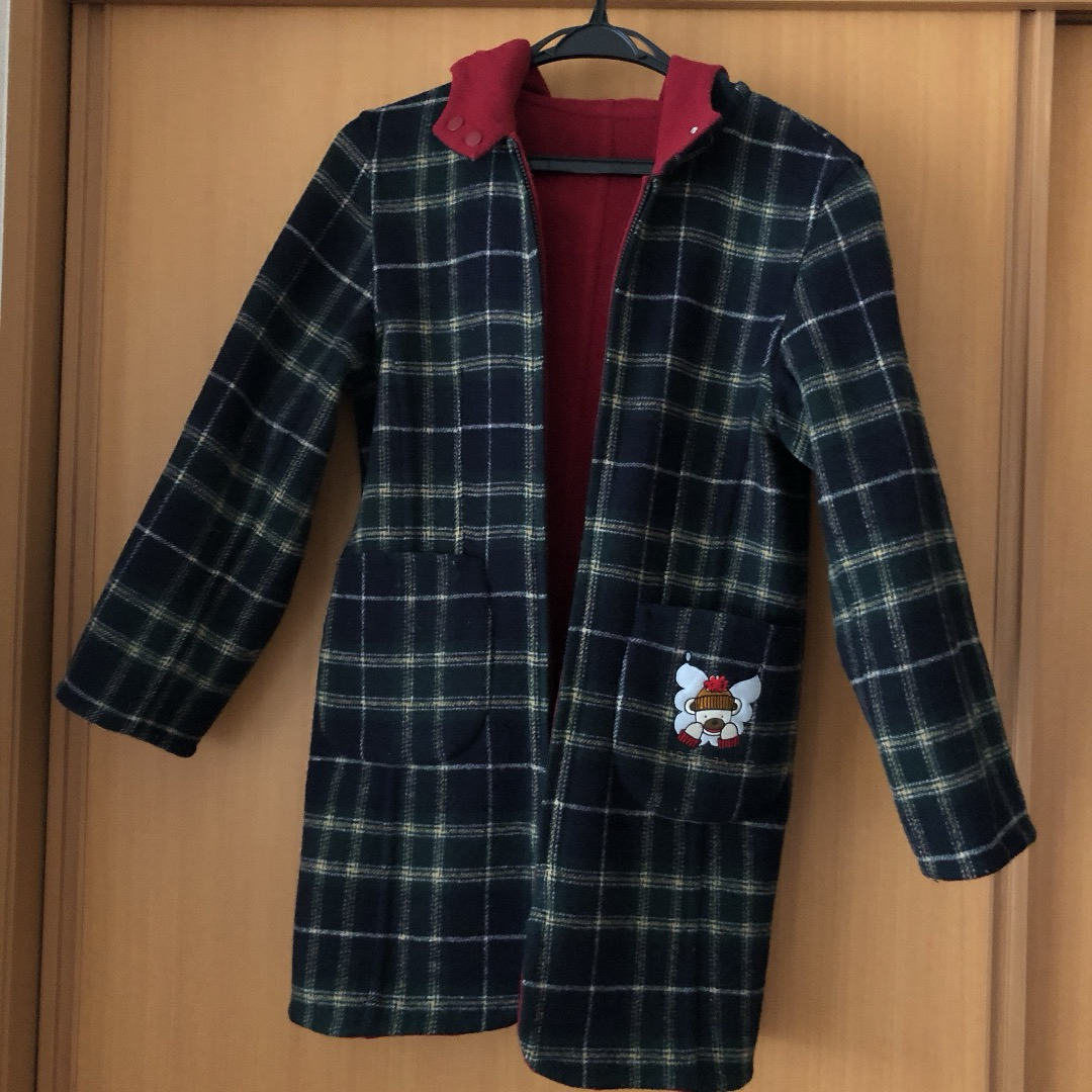 CASTELBAJAC(カステルバジャック)のカステルバジャック　リバーシブルコート キッズ/ベビー/マタニティのキッズ服女の子用(90cm~)(コート)の商品写真