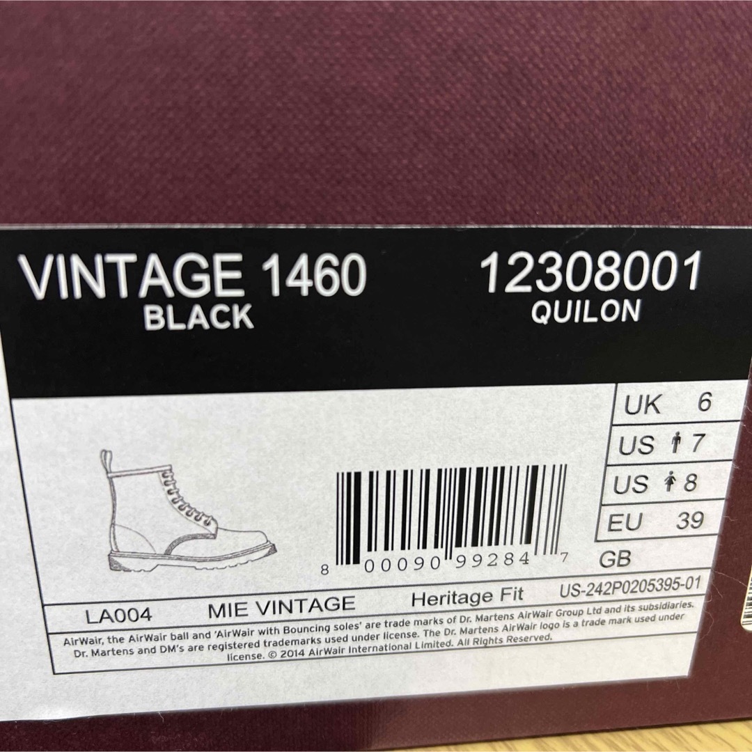 Dr.Martens(ドクターマーチン)の新品 傷有　イギリス製 ドクターマーチン 1460 8 ホール ブーツ 25cm メンズの靴/シューズ(ブーツ)の商品写真