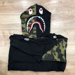 アベイシングエイプ(A BATHING APE)のAPE シャークパーカー L(パーカー)