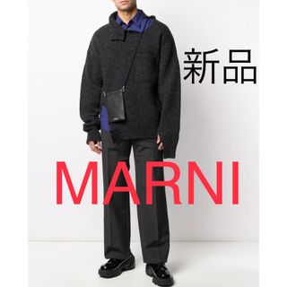 約72ｃｍ身幅限界価格！MARNI マルニ　タートルネックカットソー　46