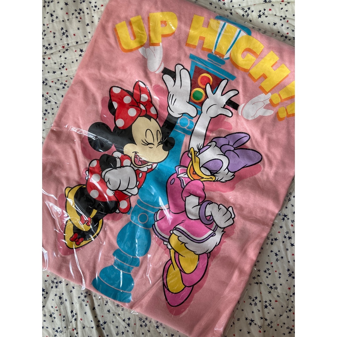 Disney(ディズニー)のディズニーリゾート限定　Tシャツ　ミニー　デイジー　ピンク Lサイズ エンタメ/ホビーのおもちゃ/ぬいぐるみ(キャラクターグッズ)の商品写真