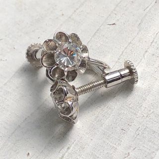 アッシュペーフランス(H.P.FRANCE)のヴィンテージ 紫 パープル 宝石 宝石💎 ゴールド カラフル ブローチ(ブローチ/コサージュ)