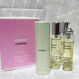 シャネル(CHANEL)のシャネル チャンス オーフレッシュ オードトワレ20ml×3 ツイスト&スプレイ(香水(女性用))