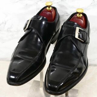リーガル(REGAL)の良品✨REGAL リーガル ブラック モンクストラップ 24.5 革靴(ドレス/ビジネス)