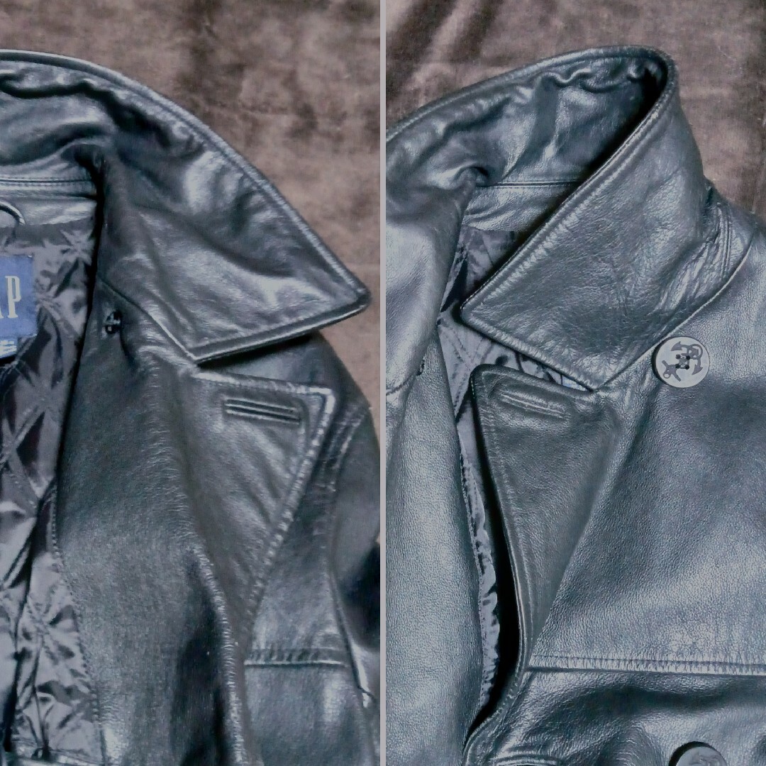 GAP 本革Ｐコート メンズのジャケット/アウター(ピーコート)の商品写真
