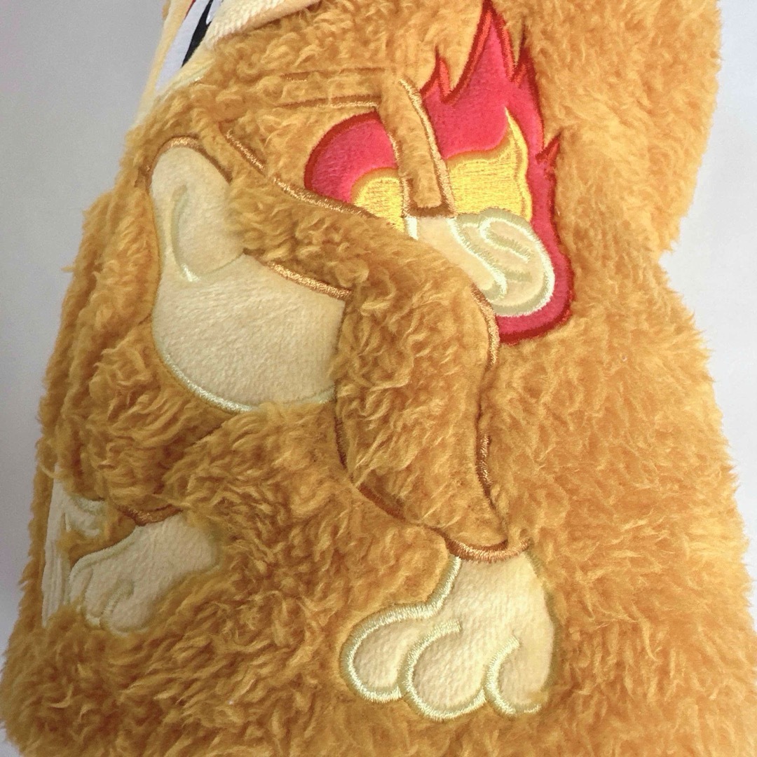 ポケモン(ポケモン)のポケモン　ブランケット　ヒコザル　膝掛け　オレンジ　Pokémon 送料無料　 キッズ/ベビー/マタニティのこども用ファッション小物(おくるみ/ブランケット)の商品写真