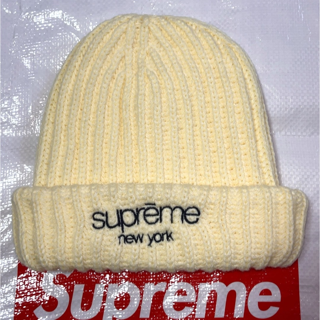 Supreme - Supreme Classic Logo Ribbed Beanieの通販 by タケ's shop